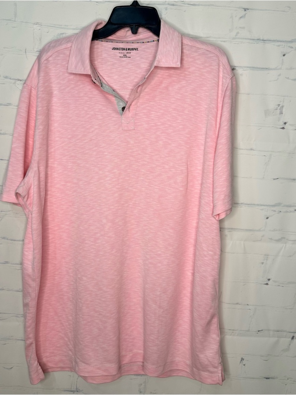 Men’s Johnston & Murphy Size 2XL Pink Shirt